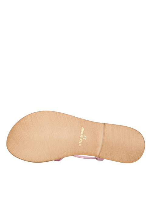 Faux leather thong sandals CHATULLE LAB ROMA | 781-VIC ZEUSROSA